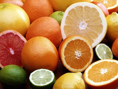 Citrusfrukter innehåller mycket c-vitamin