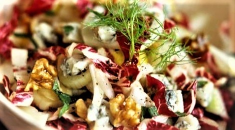 Fänkål och radicchio sallad