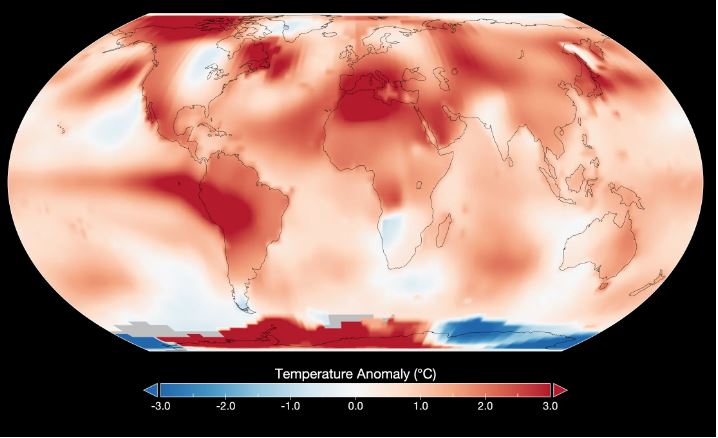 NASA: Rekordvarm juli 2023, 2024 förutspås bli ännu varmare