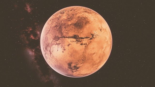 Planeten Mars i tvillingarna 2022-2023