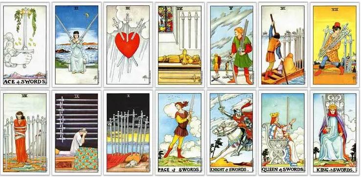 Bägarsviten i tarot: Varje korts kortfattade betydelse på en sida