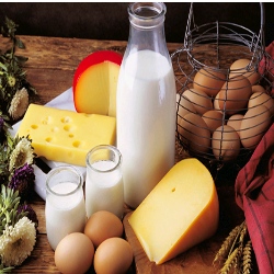 Vitamin B12 finns i mjölkprodukter och i ägg