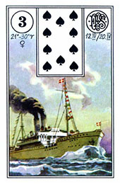 Lenormand: Skeppet, Fartyget