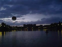 Disney Village by night