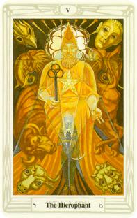 Överprästen i tarot, the high priest, the hierophant