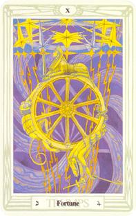 Lyckans hjul i tarot, the wheel of fortune