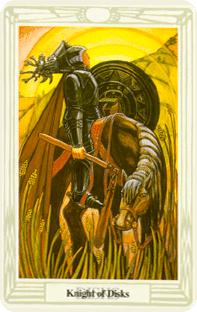 Kung i pentagram i tarot, king of pentacles