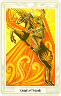 Kung i stavar, king of wands, tarot