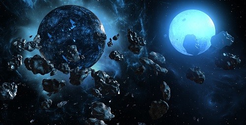 Fallande mini-månar kan ha bildat jordens första kontinent